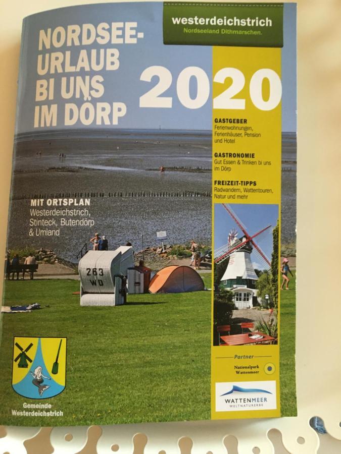 Fewo Schroeder - Bude 63A - Mit Strandkorb Am Meer - Inklusive Bettwaesche Und Handtuecher Westerdeichstrich Εξωτερικό φωτογραφία